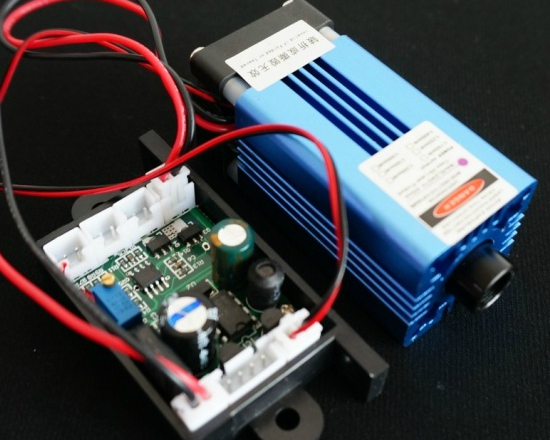 (image for) 300mW 405nm Blue Violet Laser Module / TTL / Air Cooling